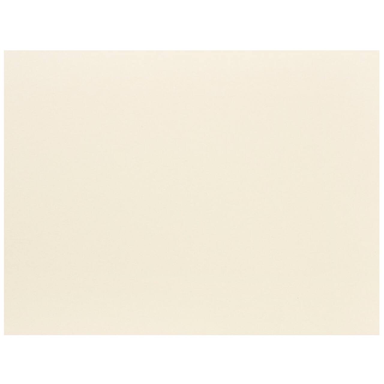 JAM Paper 4.25" x 5.5" Ivory Blank Flat Note Cards